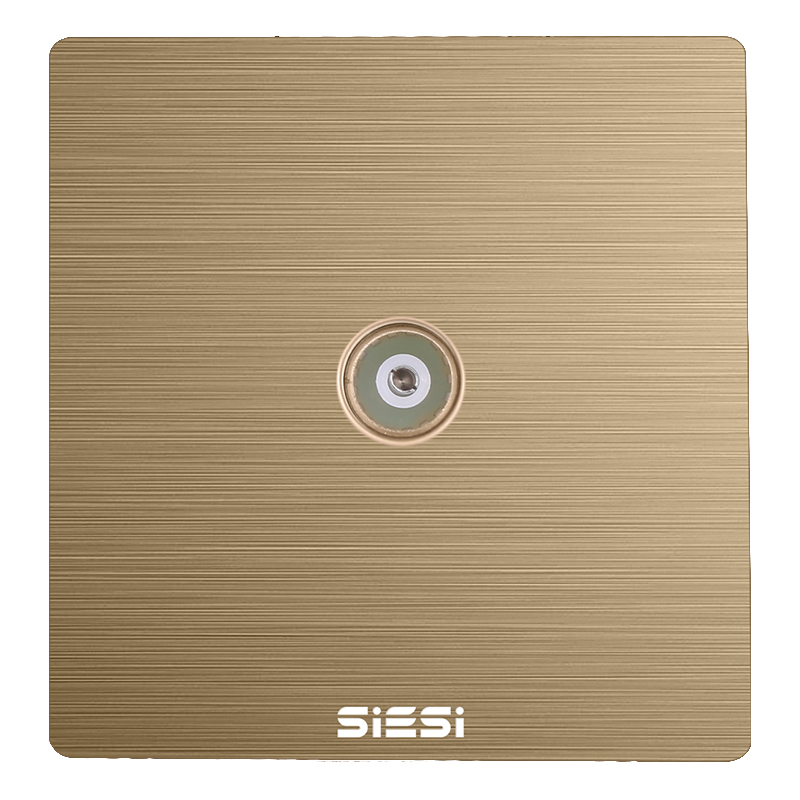 一位电视插座/带分支-V6富贵金-PA视讯照明官网