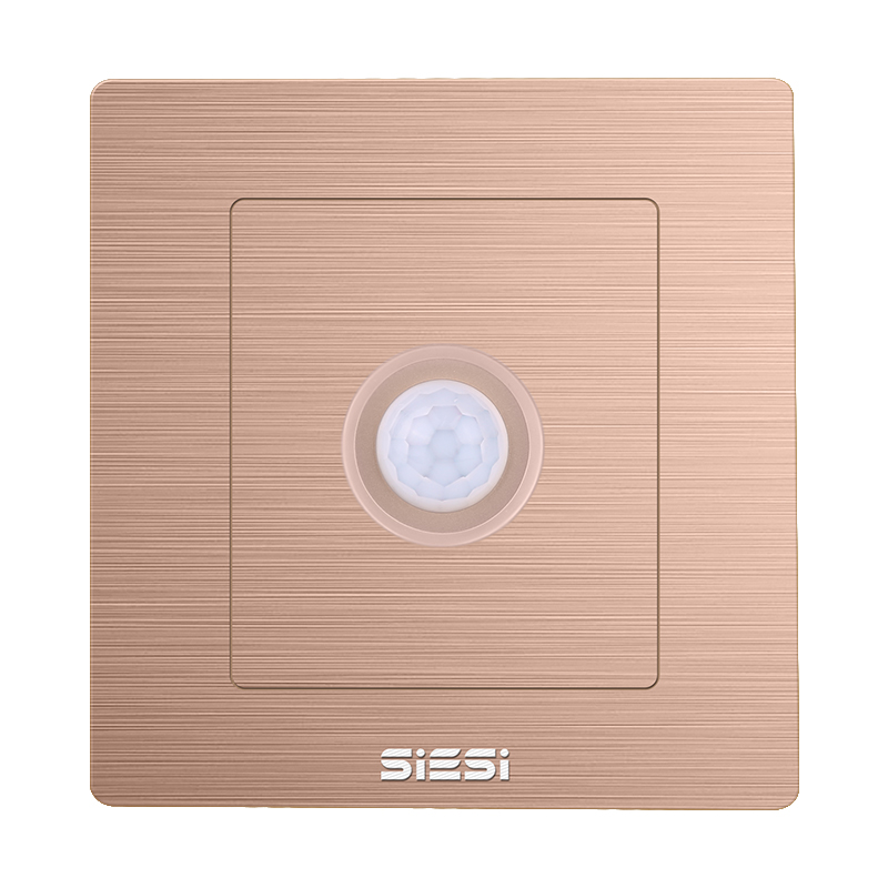 人体红外感应开关（多线制）-V6玫瑰金-PA视讯照明官网