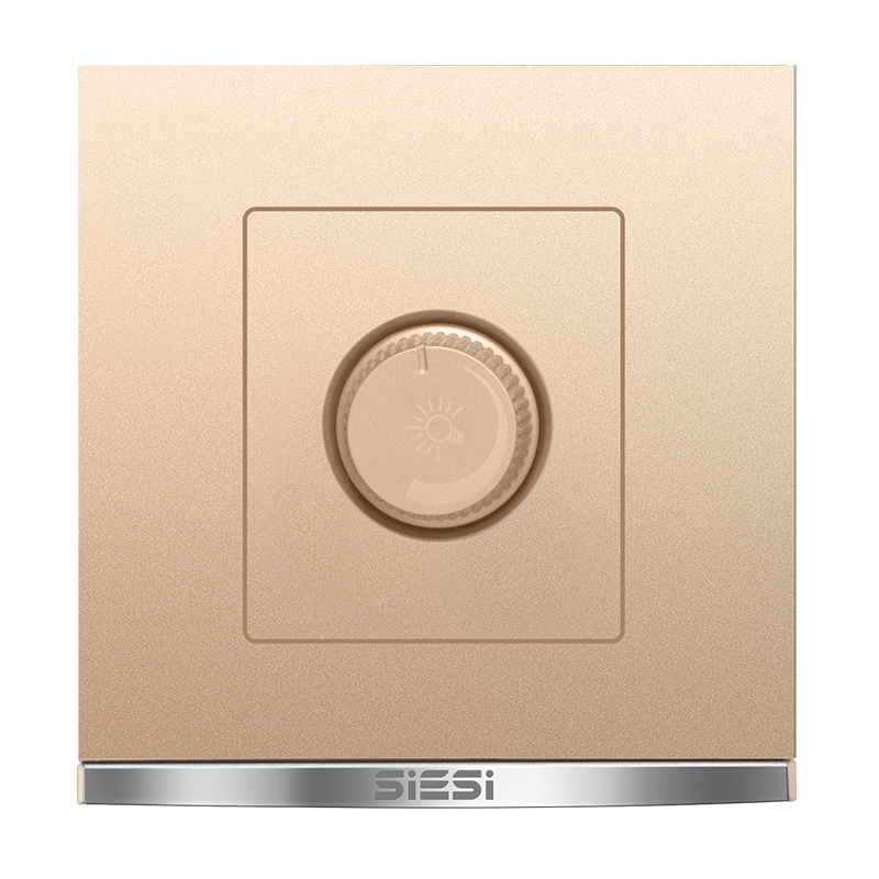 调光开关 250W/500W-V9玫瑰金-PA视讯照明官网