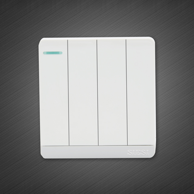 10A四位单控开关-S1系列-PA视讯照明官网