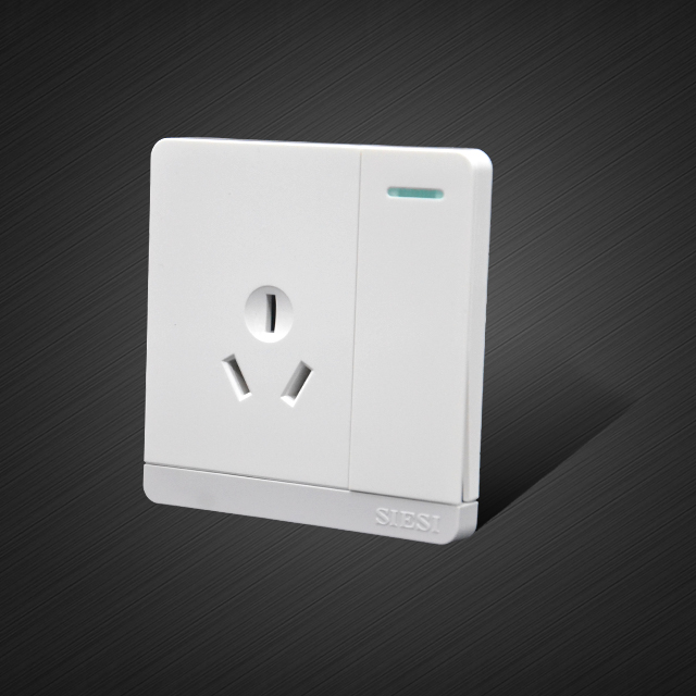 16A三极插座带单控开关-S1系列-PA视讯照明官网