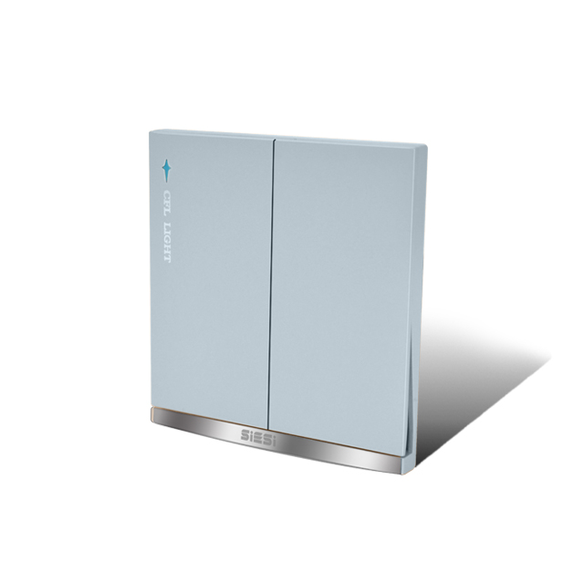 10A二位（单/双）控开关-V9太空灰-PA视讯照明官网