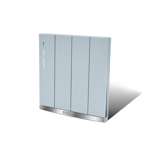 10A四位（单/双）控开关-V9太空灰-PA视讯照明官网